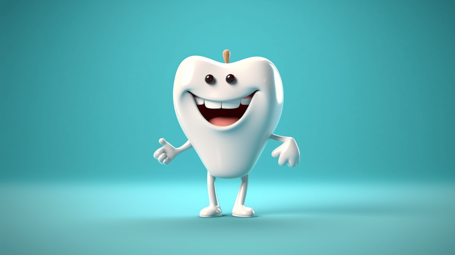 glücklicher zahn