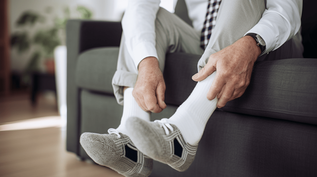 socken anziehen mit hilfe socken anziehen mit hilfe